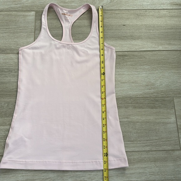 Yogasmoga Light Pink Racerback Tank Top Size 8 - Picture 10 of 11